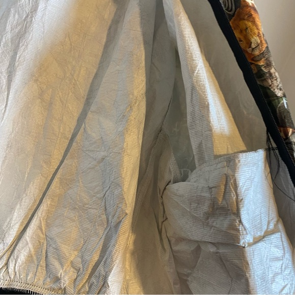 Vintage Disney Animal Kingdom Jacket Large Safari Animals Zip Up Lightweight - Picture 6 of 10